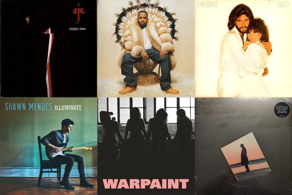 September 23rd album covers: Aja, Speakerboxxx / The Love Below, Guilty, Illuminate, Heads Up, Weather Alive